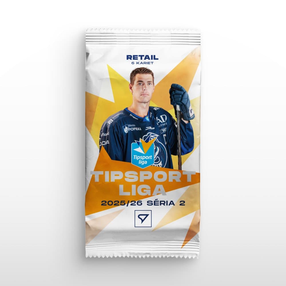 Retail balíček - hokejové kartičky SportZoo Tipsport liga 2025/26 - 2. séria